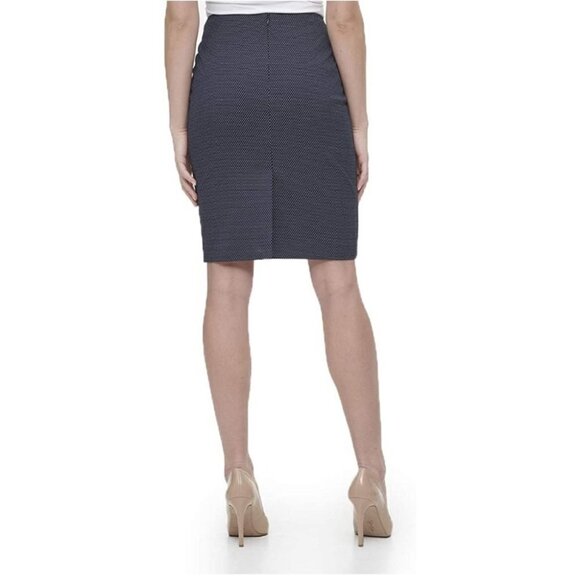 NWT Tommy Hilfiger Slim Jacquard  Skirt - Picture 2 of 14